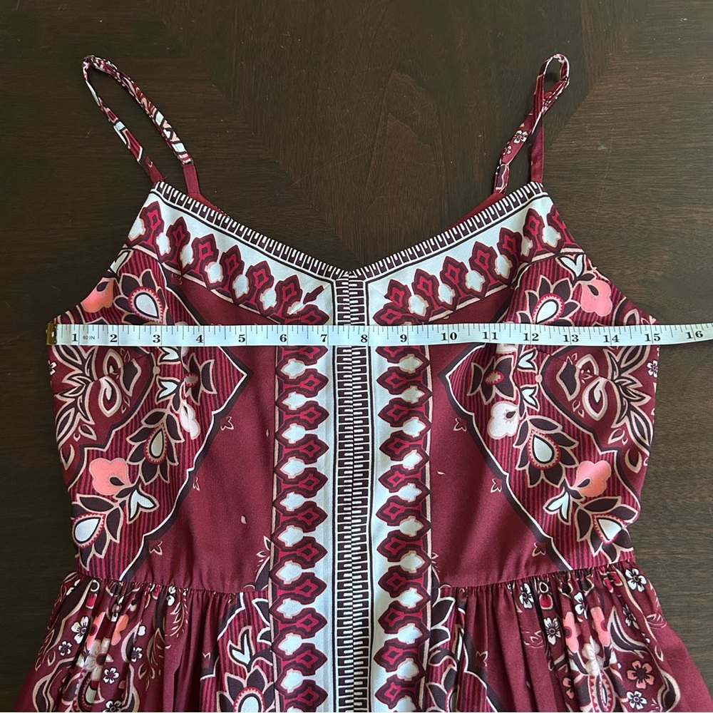 Banana Republic - Boho Print Sleeveless Midi Dress - Picture 4 of 6